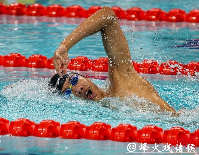 张展硕破全国青年纪录夺全运会男子800米自由泳金牌